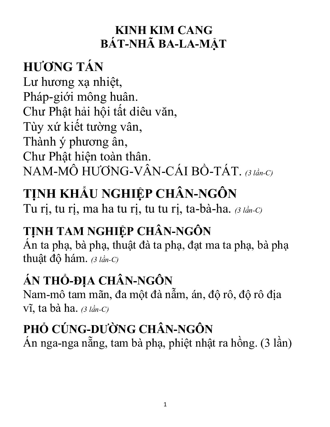 Bìa Kinh Kim Cang - Thầy Trí Tịnh dịch