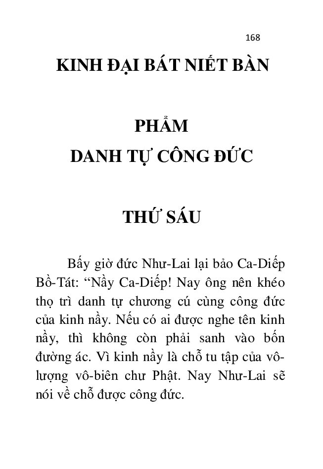 Bìa Kinh Đại Bát Niết Bàn - Phẩm 06