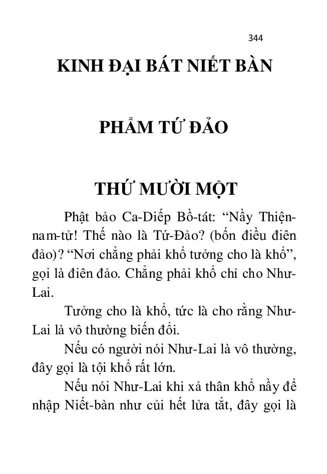 Bìa Kinh Đại Bát Niết Bàn - Phẩm 11