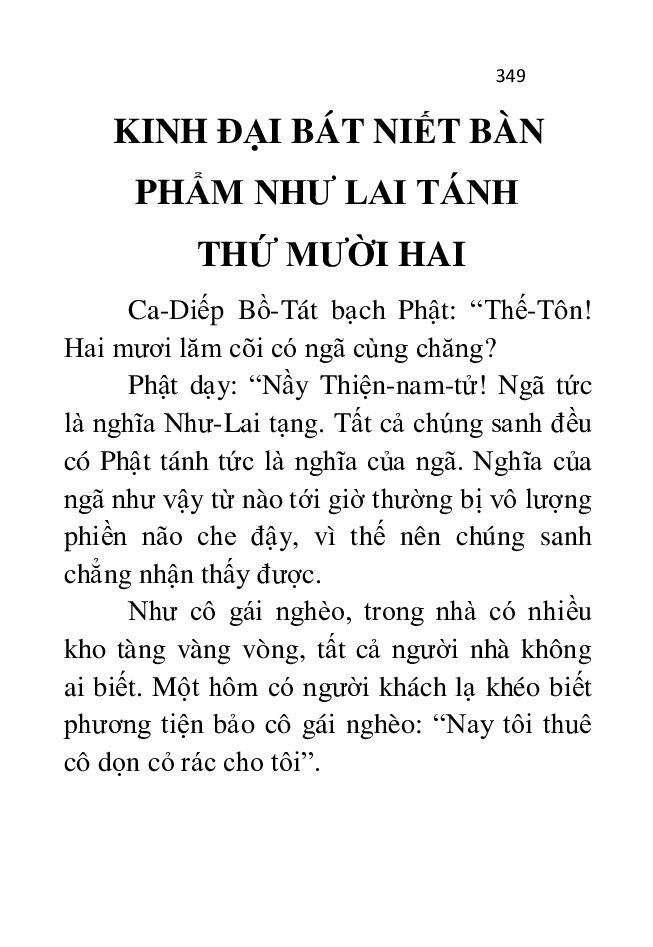 Bìa Kinh Đại Bát Niết Bàn - Phẩm 12